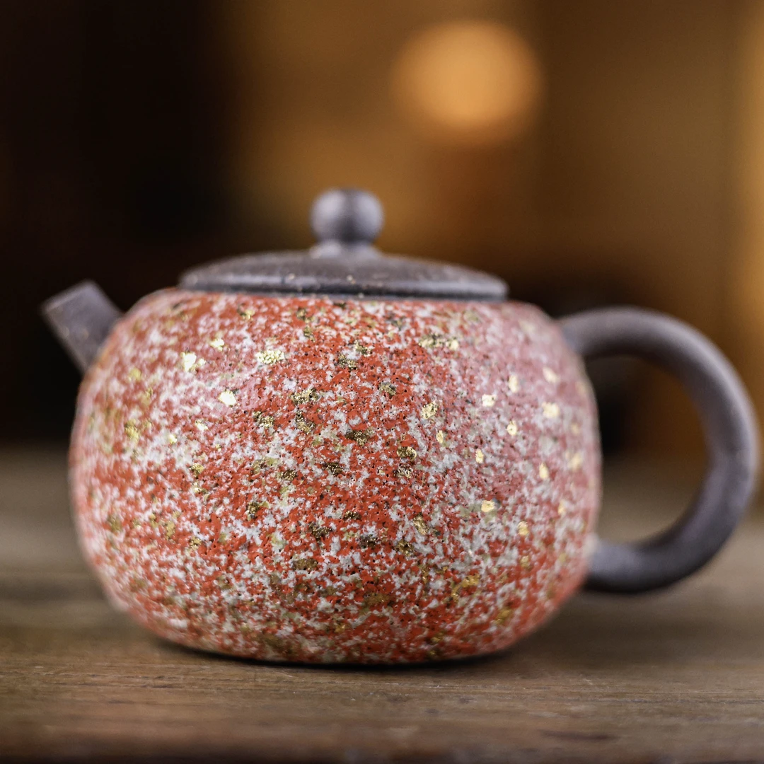 斋居 红金-高越-西施壶-220ml（高越壶S0012）