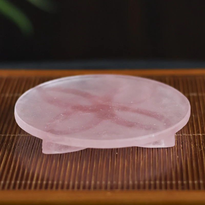 斋居 花影窗明粉彩-心缘堂琉璃-樱花粉（琉璃S0040）