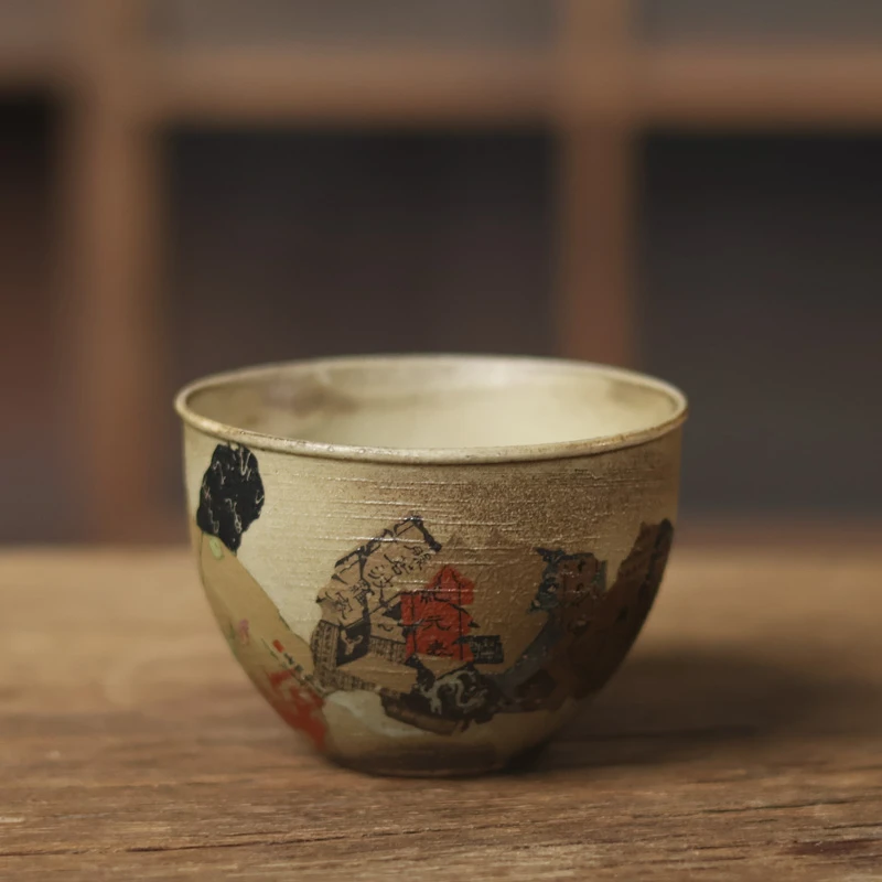 斋居 清水八破-洞尚造物-大缸杯（清水S0189）