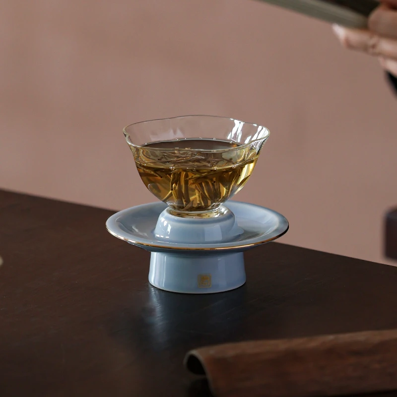 斋居 盏清心云水蓝-黄丽君-茶杯（Q1368）