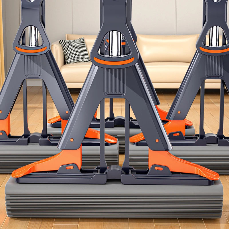 免手洗海绵拖把一拖净家用2024新款胶棉头吸水拖布墩布地拖对折式