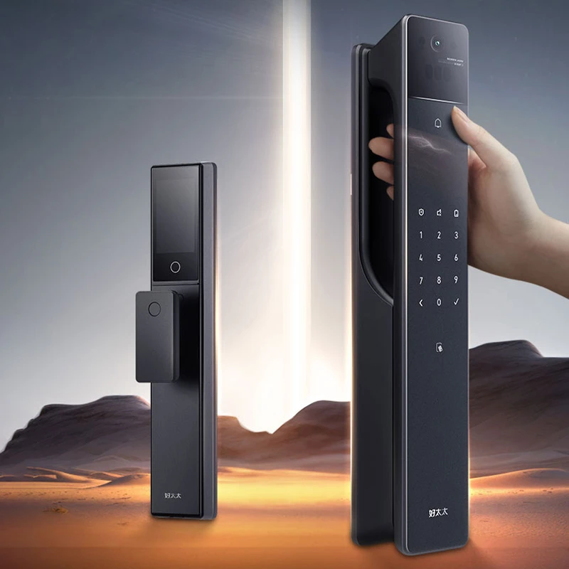 【指静脉+人脸】旗舰升级款V81自动智能锁161广内屏家用防盗密码锁