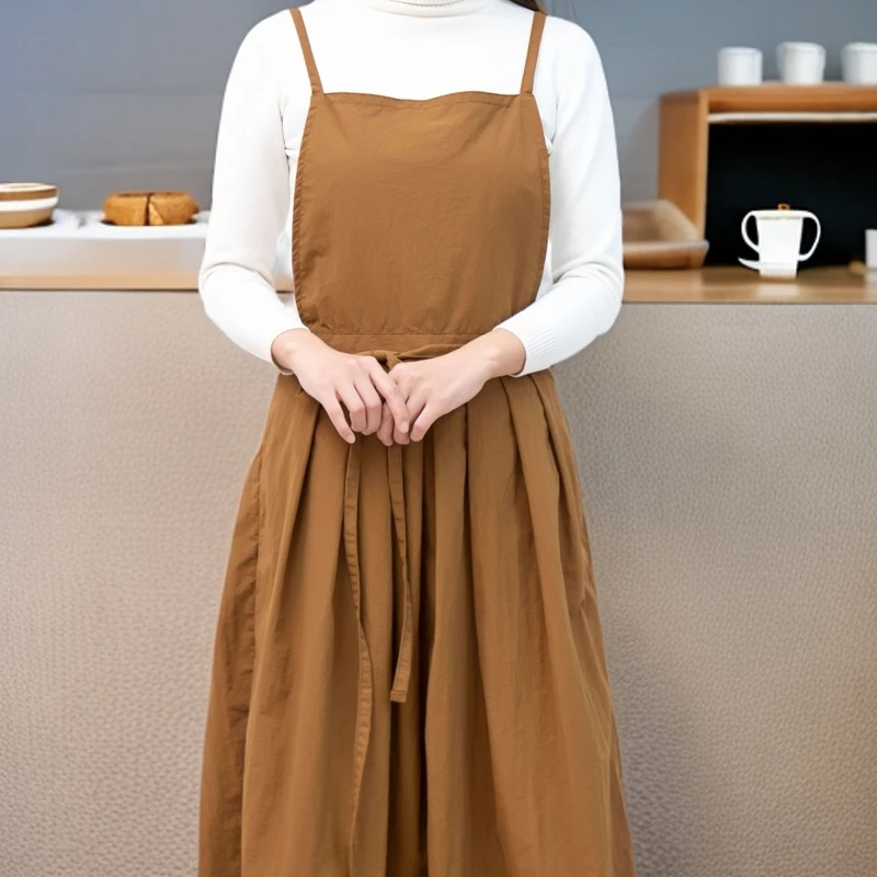 围裙家用防水美甲摆摊花艺宠物店不粘毛奶茶工作服画画家居个性