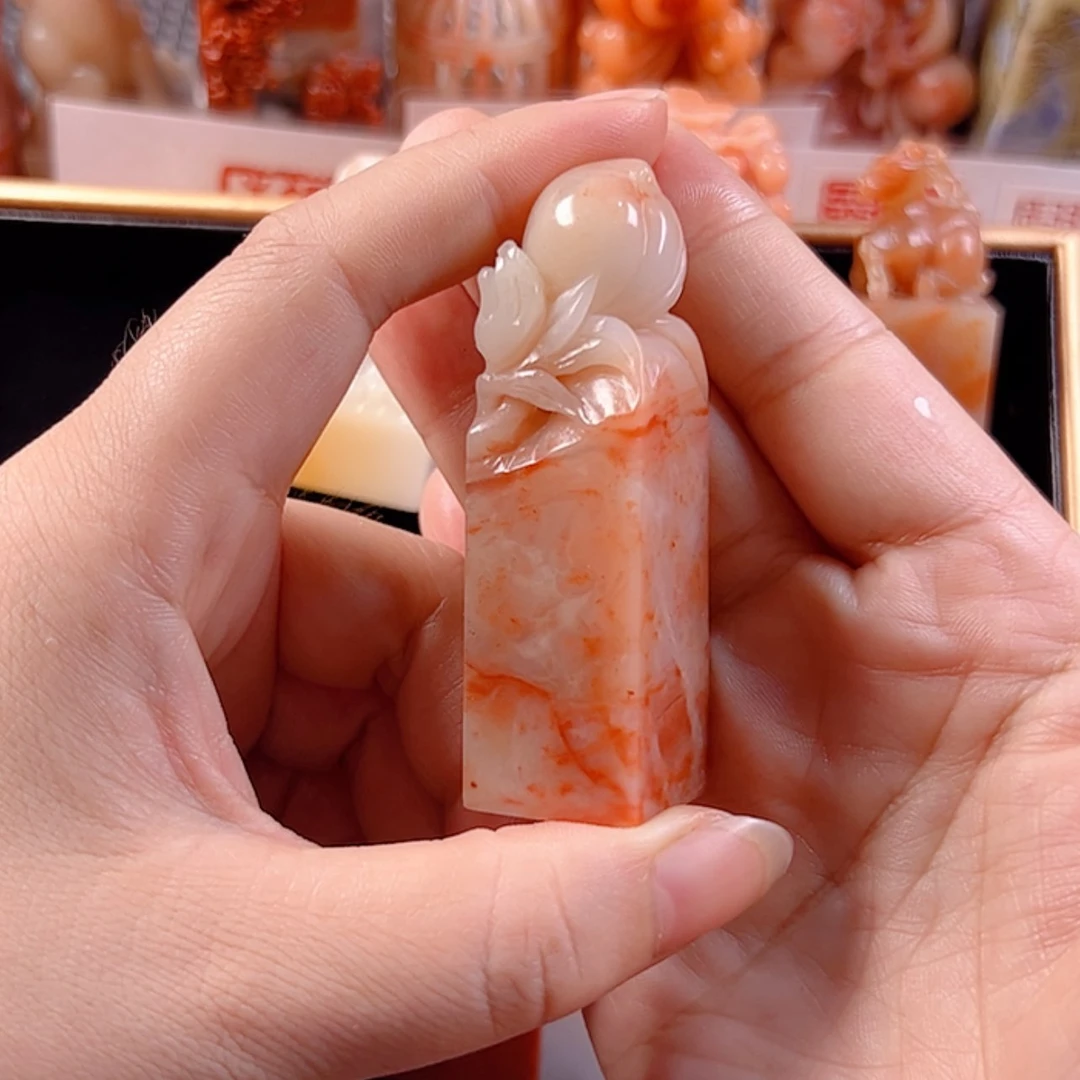 【闪购商品】老挝石T****险2厘米，桃子