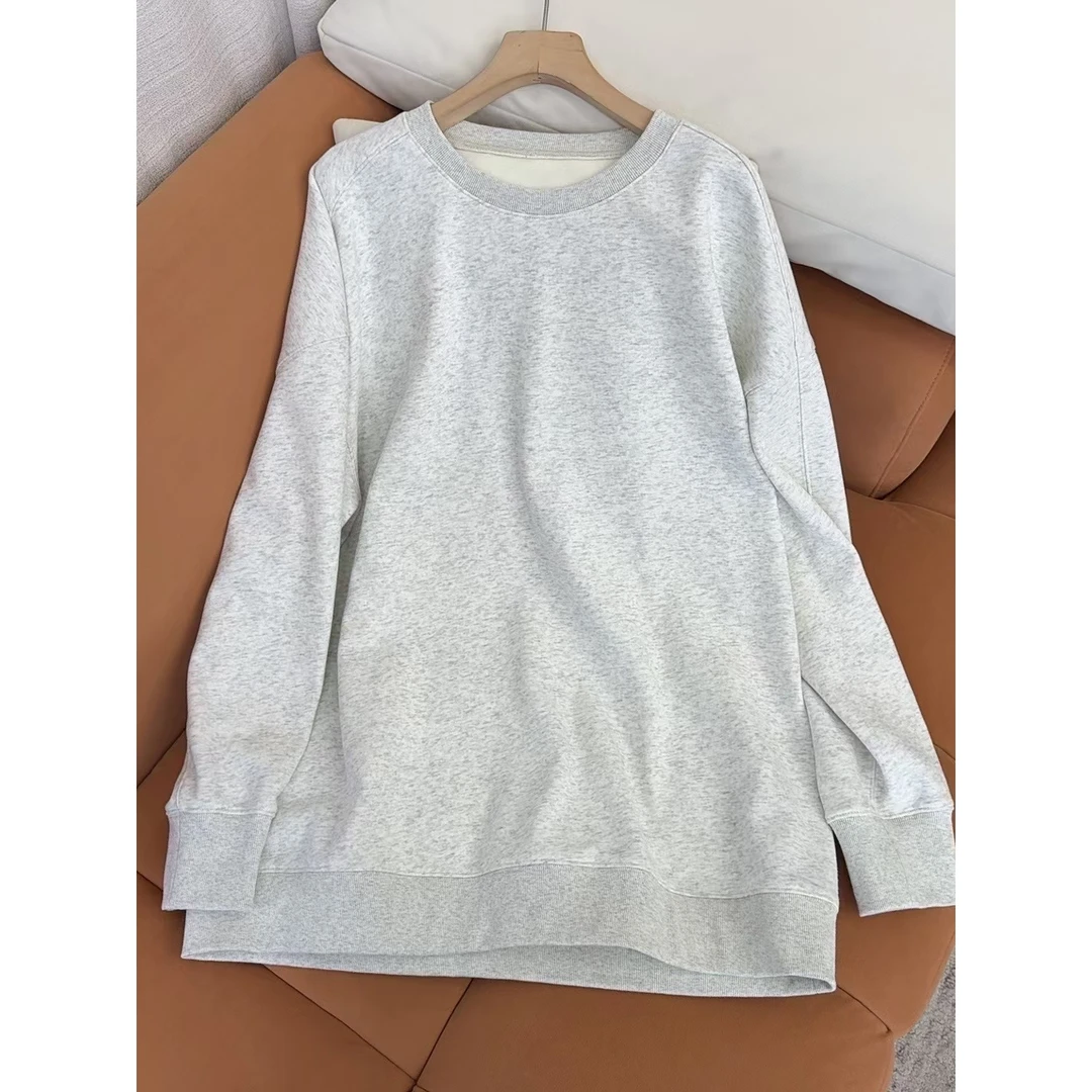 硕哥圆领套头卫衣时尚潮流宽松百搭气质设计款秋冬 22477