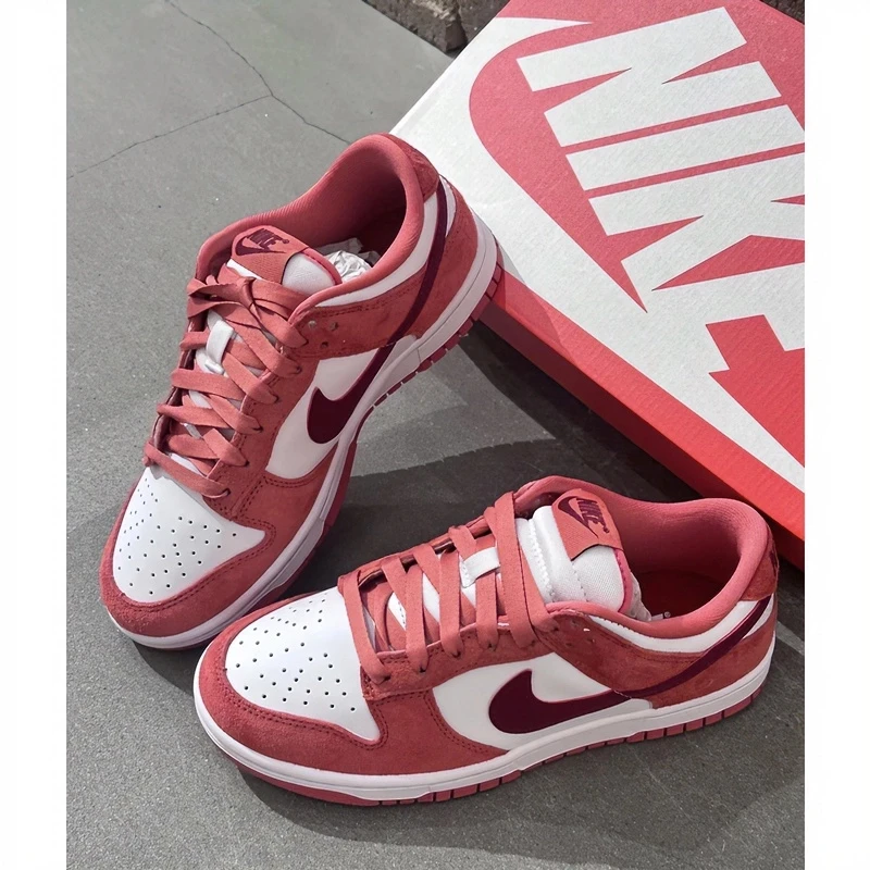 Nike 耐克女鞋子 W NIKE DUNK LOW VDAY低帮女款休闲鞋官方正品