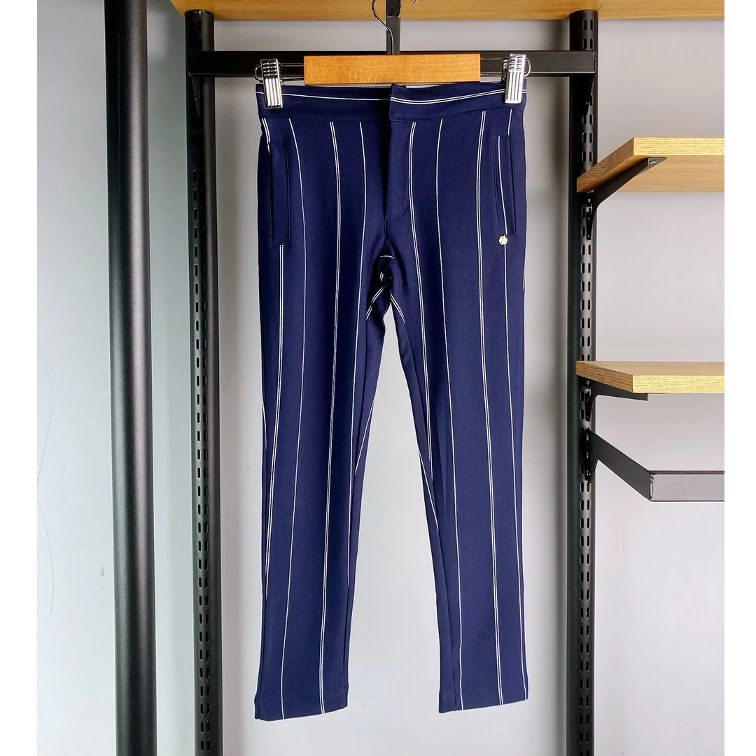 荷兰NO家男童针织休闲裤条纹百搭裤子 C4-2-141