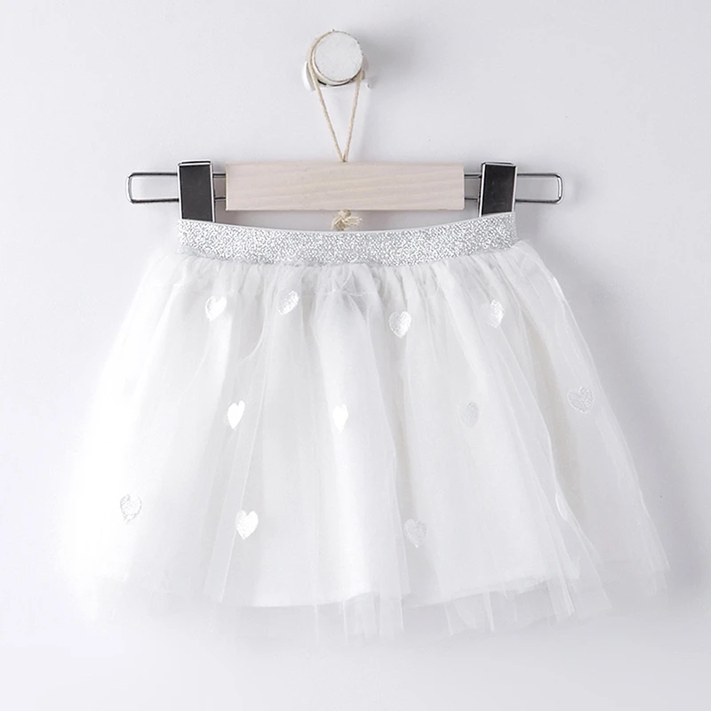 美家 MC系列女童爱心网纱针织半裙夏季百搭蓬蓬裙 A3126 A3127