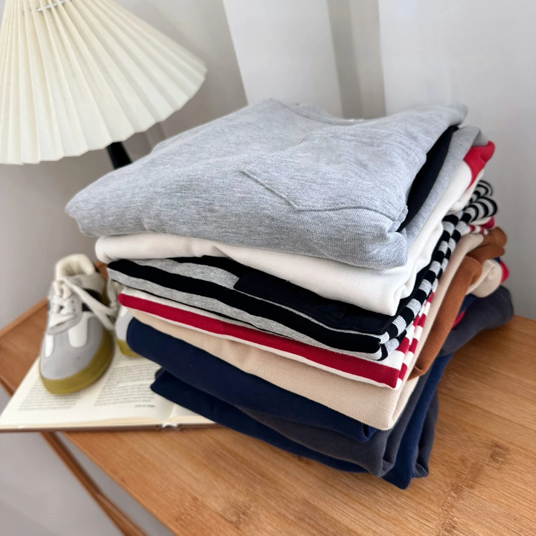 【m系】新款秋季亲子装长袖打底春秋衫洋气