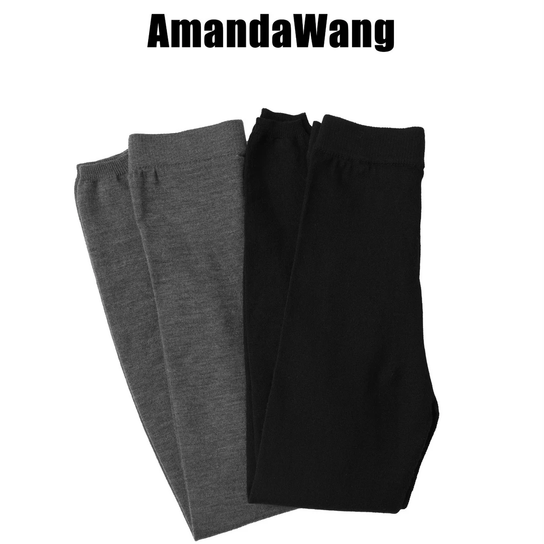 AmandaWang【羊毛打底裤】B305-8806(100%)羊毛打底裤