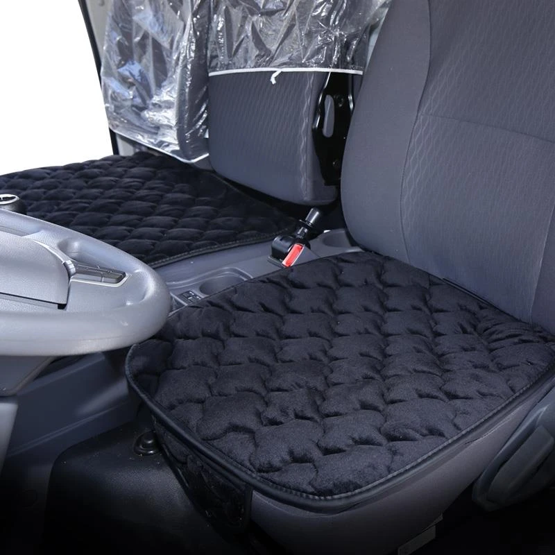 新款中国重汽豪沃低卡统帅悍将4.2米货车座垫冬季通用毛绒坐垫子