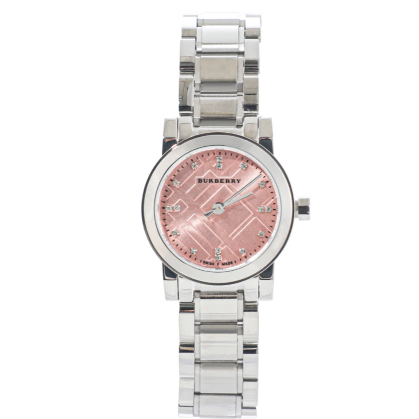 【AIDOU专属】Burberry博柏利带钻女士石英表26表盘BU9223