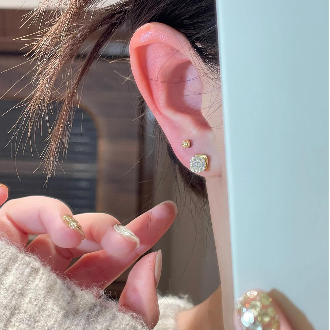 ins耳饰几何简约小众精致六件套轻奢简约百搭耳钉R2140
