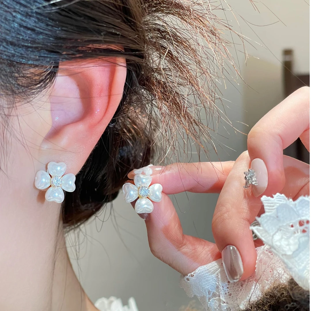 小香风气质轻奢耳钉时尚百搭耳饰R2104