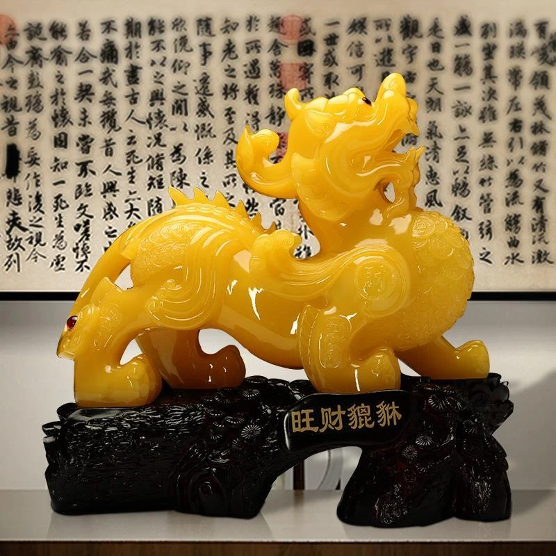 貔貅摆件一对大号桌面旺财聚财皮丘装饰品