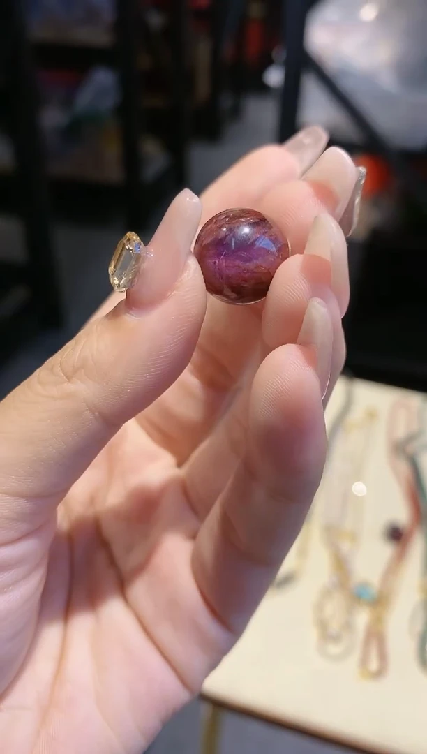 【闪购商品】水晶吊坠(不含链)18K金镶嵌九紫离火发一