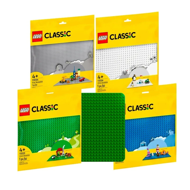 LEGO/乐高11023/11025/11026 绿色蓝色白色底板通用底座拼装玩具
