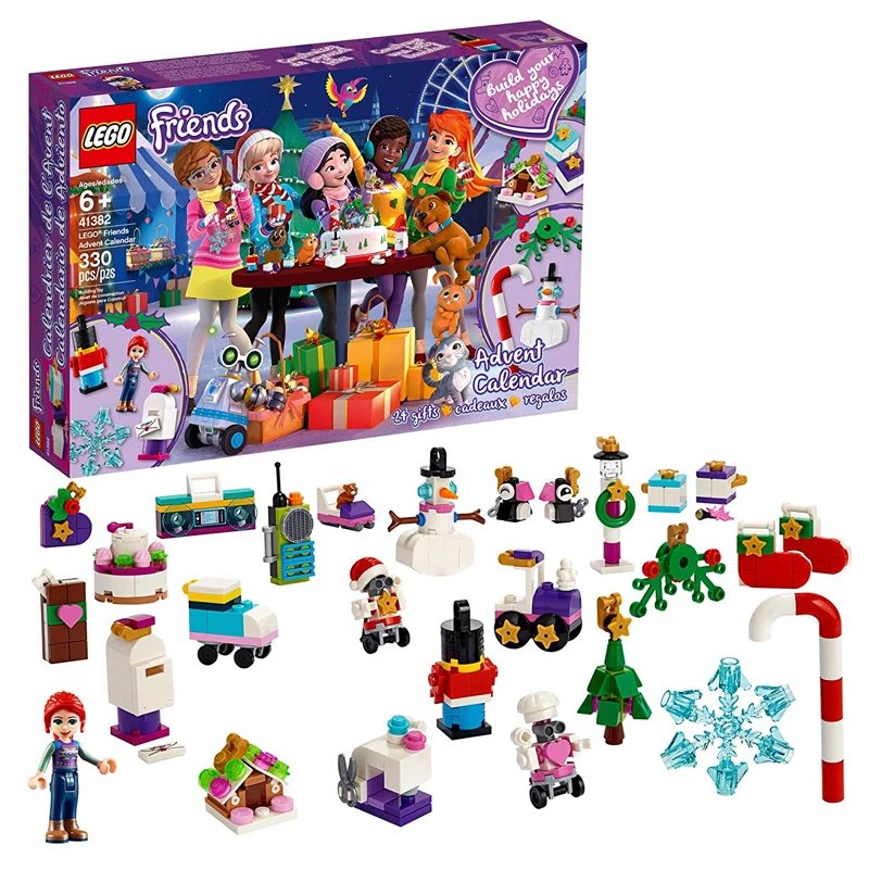 LEGO/乐高【圣诞好礼】 41382 2019年圣诞倒数日历玩具设计积木盒装