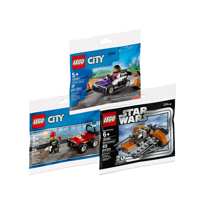 LEGO/乐高【冠希专属】30589+30361+30384 拼砌包三件套