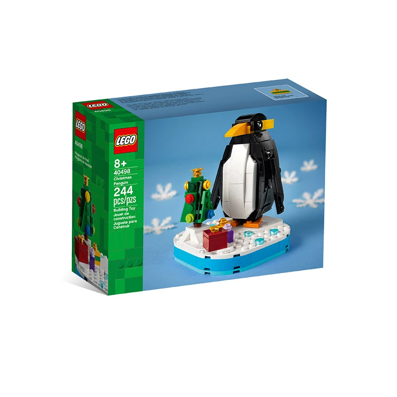 LEGO/乐高【冠希专属】（压盒）40498圣诞企鹅益智积木圣诞玩具积木
