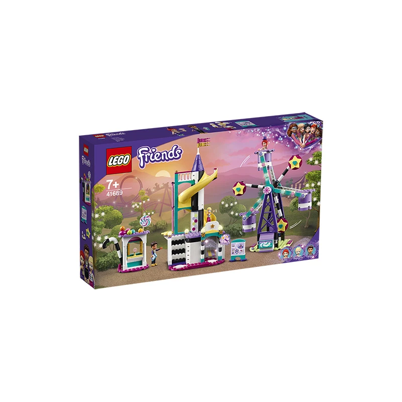 LEGO/乐高好朋友系列 41689神奇的摩天轮和滑梯益智拼搭积木玩具