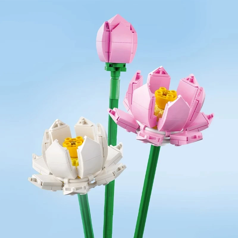 LEGO/乐高40647荷花积木玩具益智拼装积木男女孩礼物官网盒装