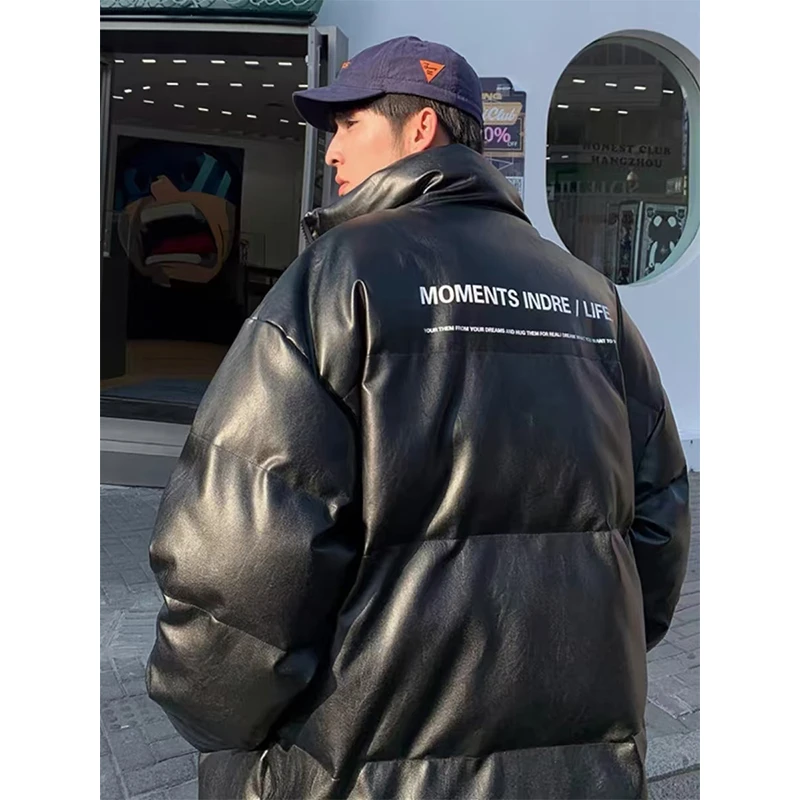 本布下摆立领棉服棉衣冬季面包服学生港风休闲宽松潮流棉袄短款