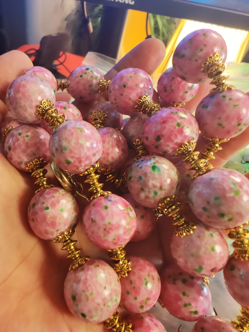 铜合金手链 老琉璃项链