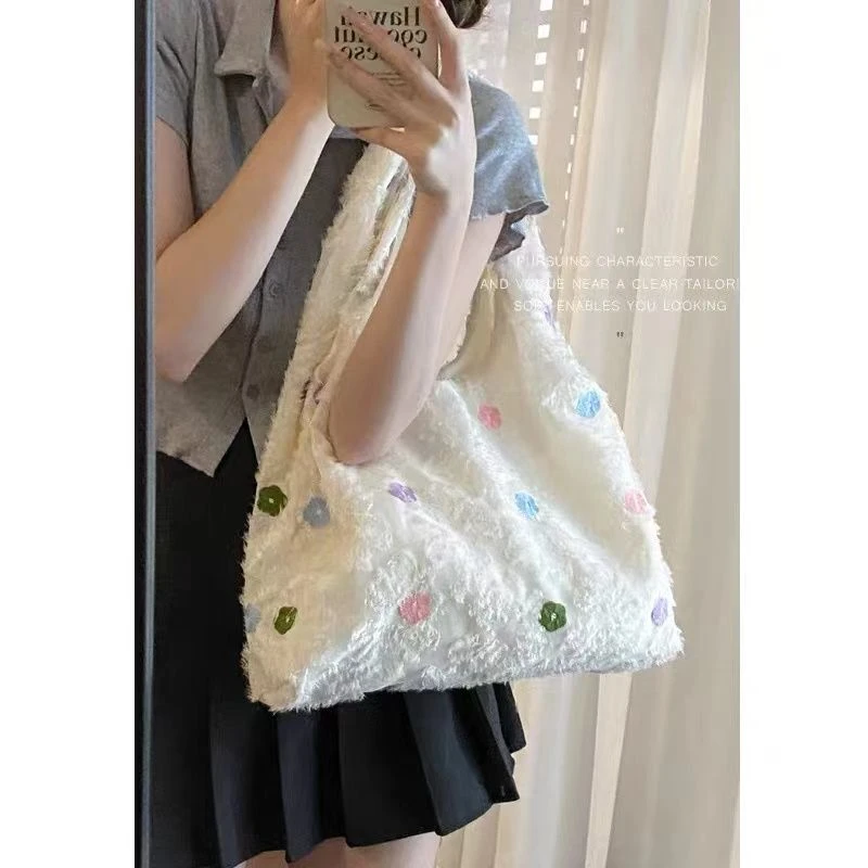 新中式布包包女式2024新款潮时尚韩国托特包百搭大容量购物袋包包