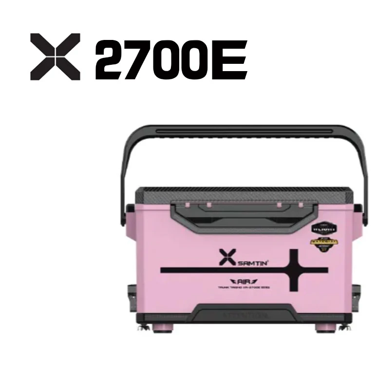 雷臣新款2700E四腿升降钓箱超硬斜角标配自带铝镁合金包角配件