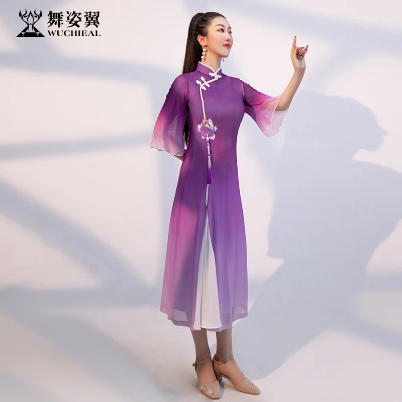 XT870舞姿翼修身形体衣礼仪服