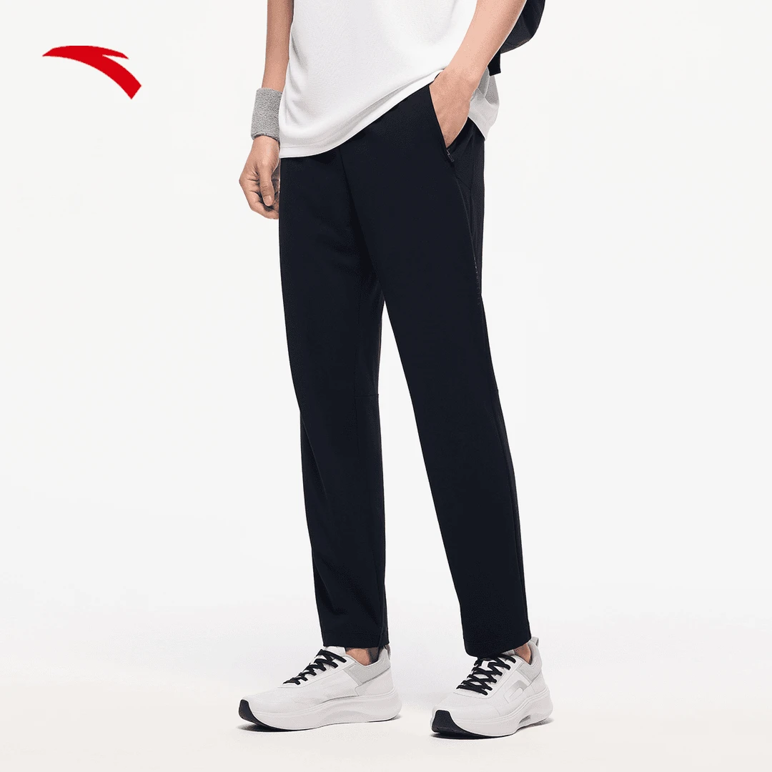 安踏冰丝裤丨修身针织运动长裤男夏季冰感透气显瘦男裤152427303