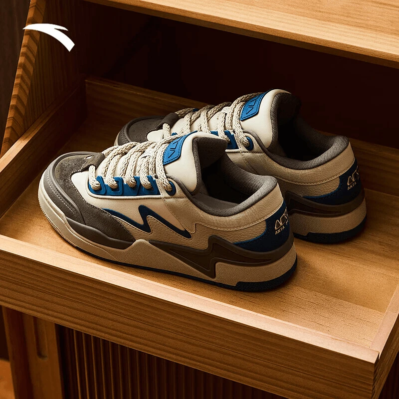 安踏骜杰S丨厚底增高男女板鞋早秋时尚潮流休闲运动鞋子112448081