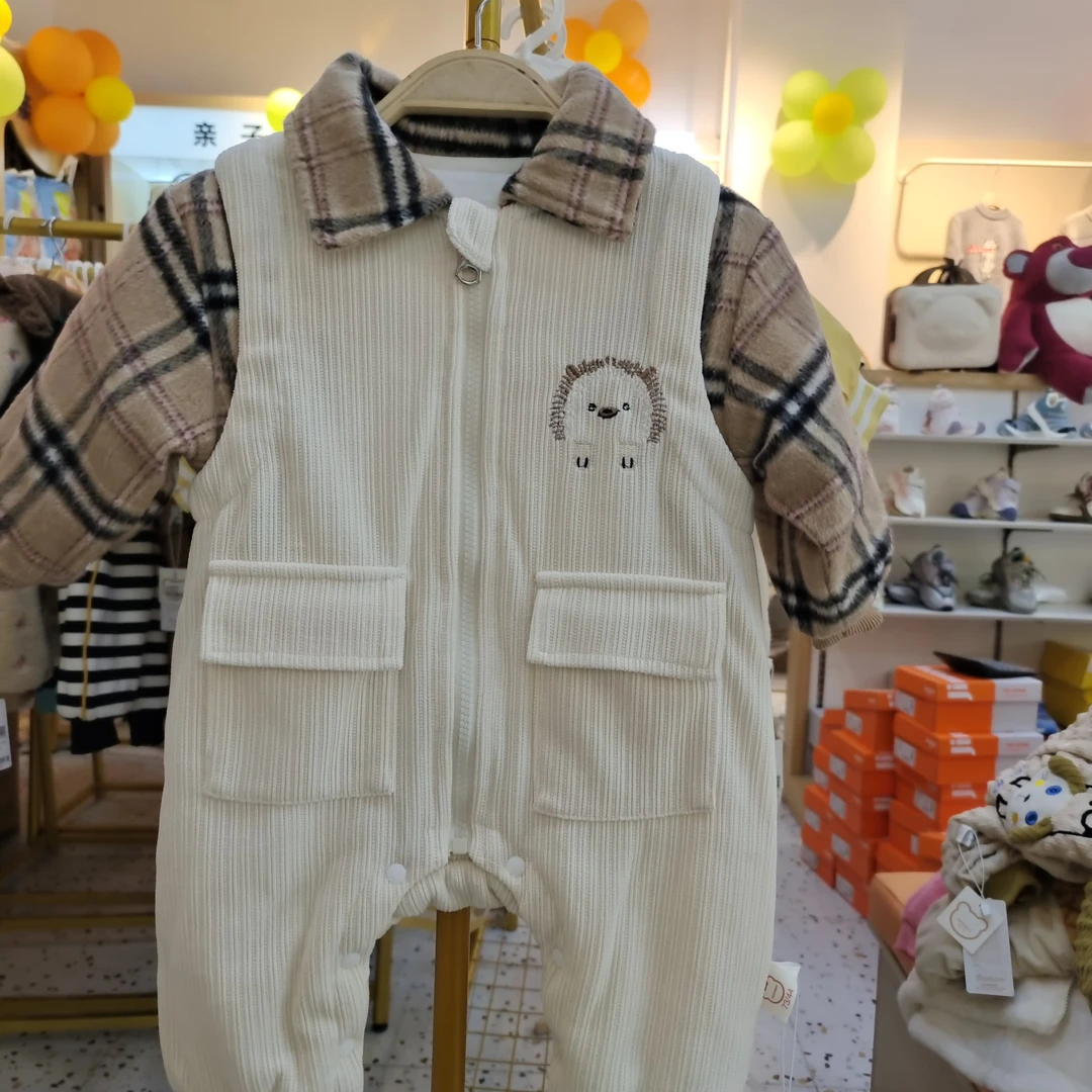 naixiaoxi格子连体服8003-1