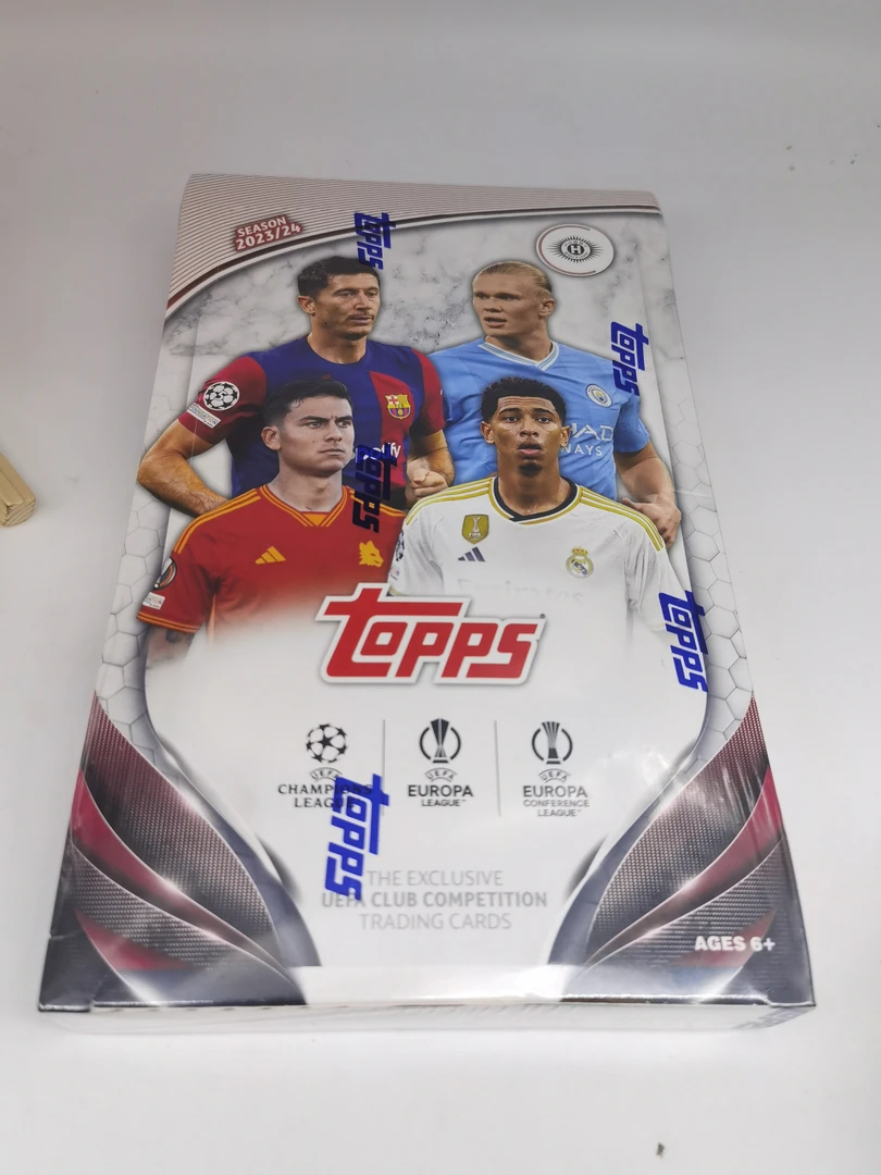 108两包 2023-2024 topps ucc 足球 hobby  原箱 单盒
