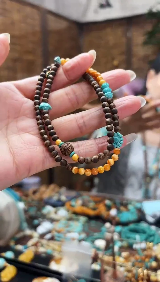 【闪购商品】琥珀颈饰未镶嵌项链