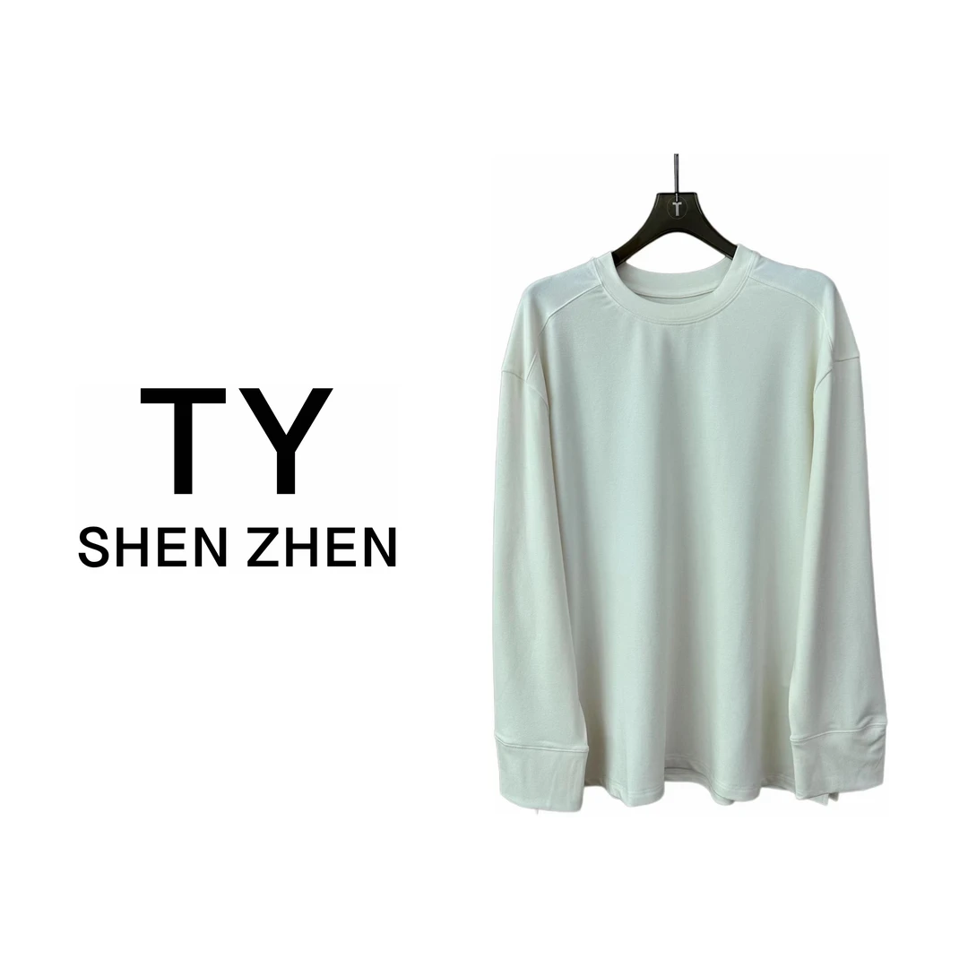 【汤老板私服】秋冬新品  两色简约百搭时尚长袖圆领棉上衣