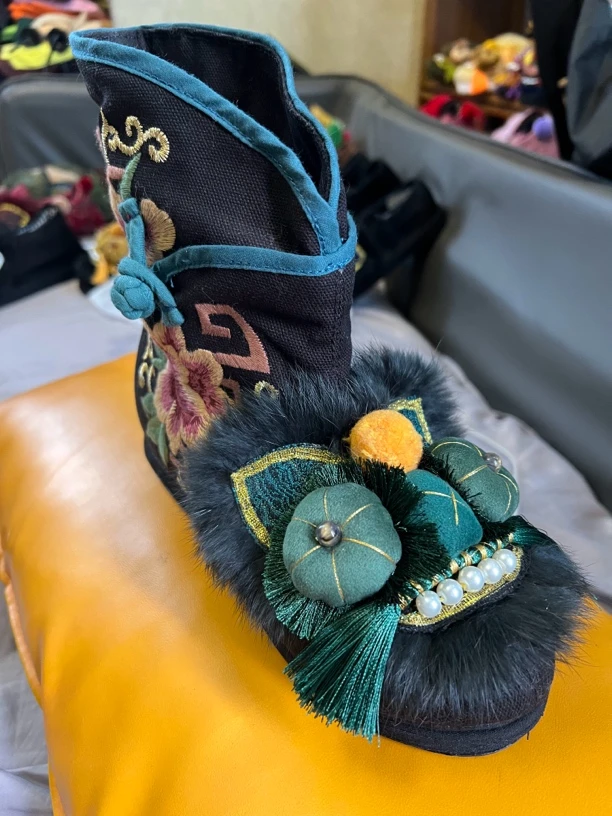 棉靴民族风时尚爆款新款（加大一码拍）