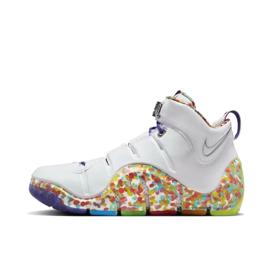 Nike LeBron 4詹姆斯4水果麦片白色高帮篮球鞋DQ9310-100
