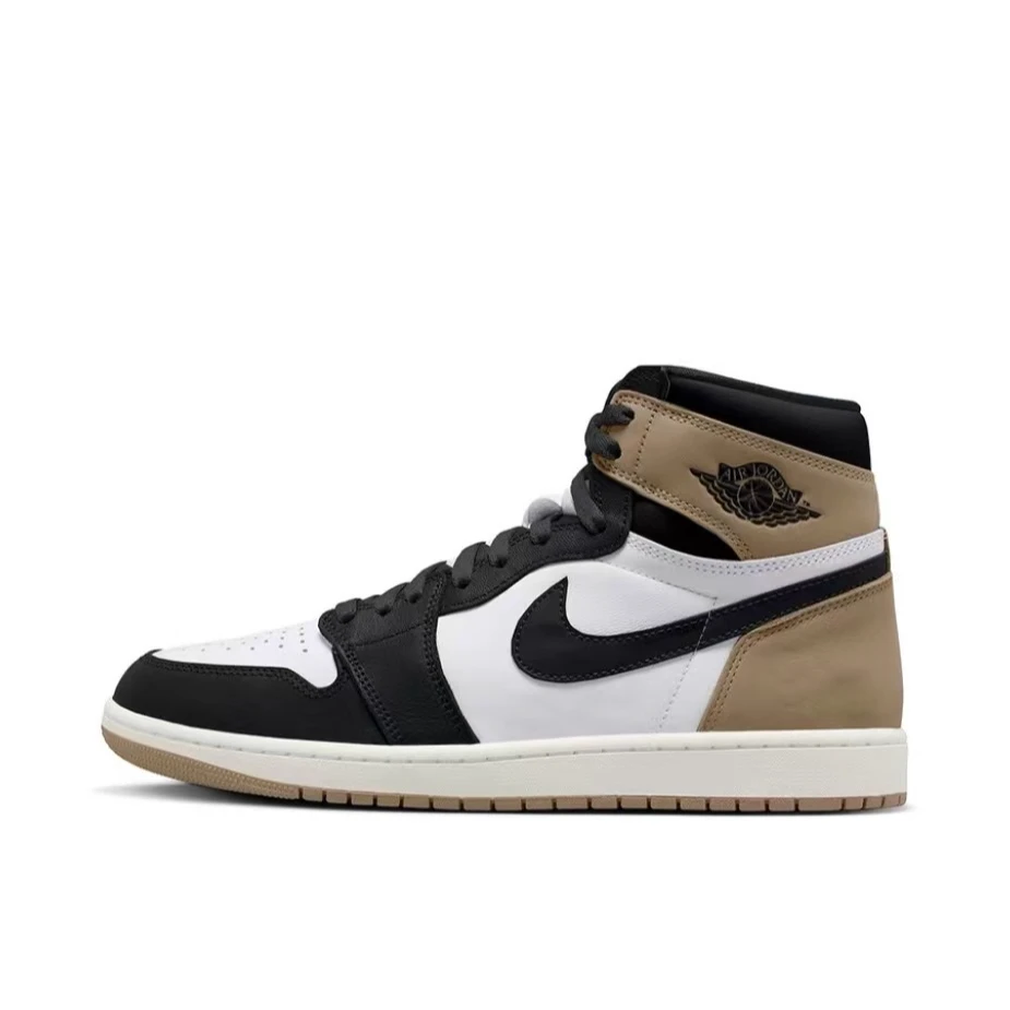 Air Jordan 1 AJ1棕黑女款高帮休闲复古篮球鞋FD2596-021