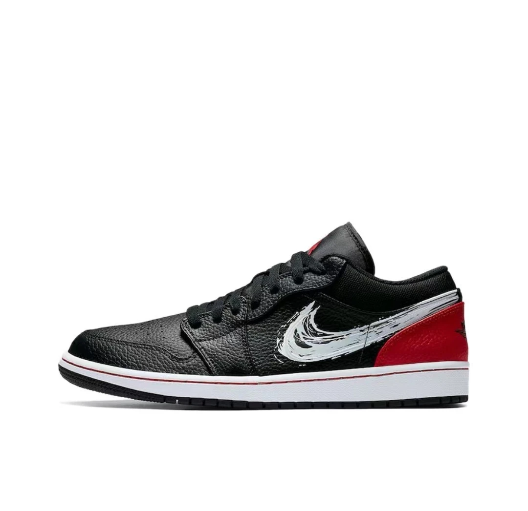 Air Jordan 1 Brushstroke Swoosh AJ1涂鸦球鞋 DA4659-001