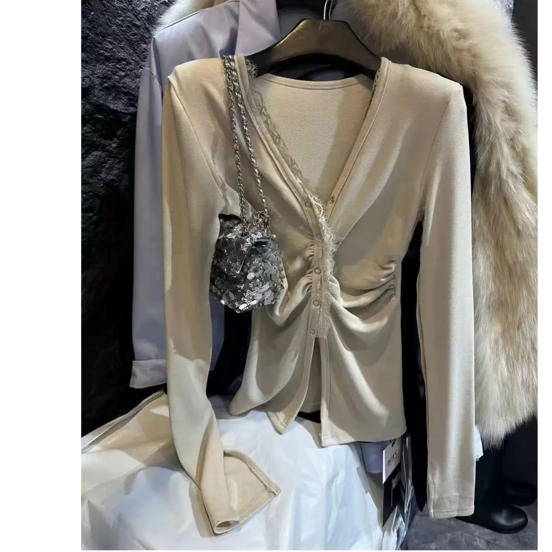 上衣气质长袖轻奢小众(023)