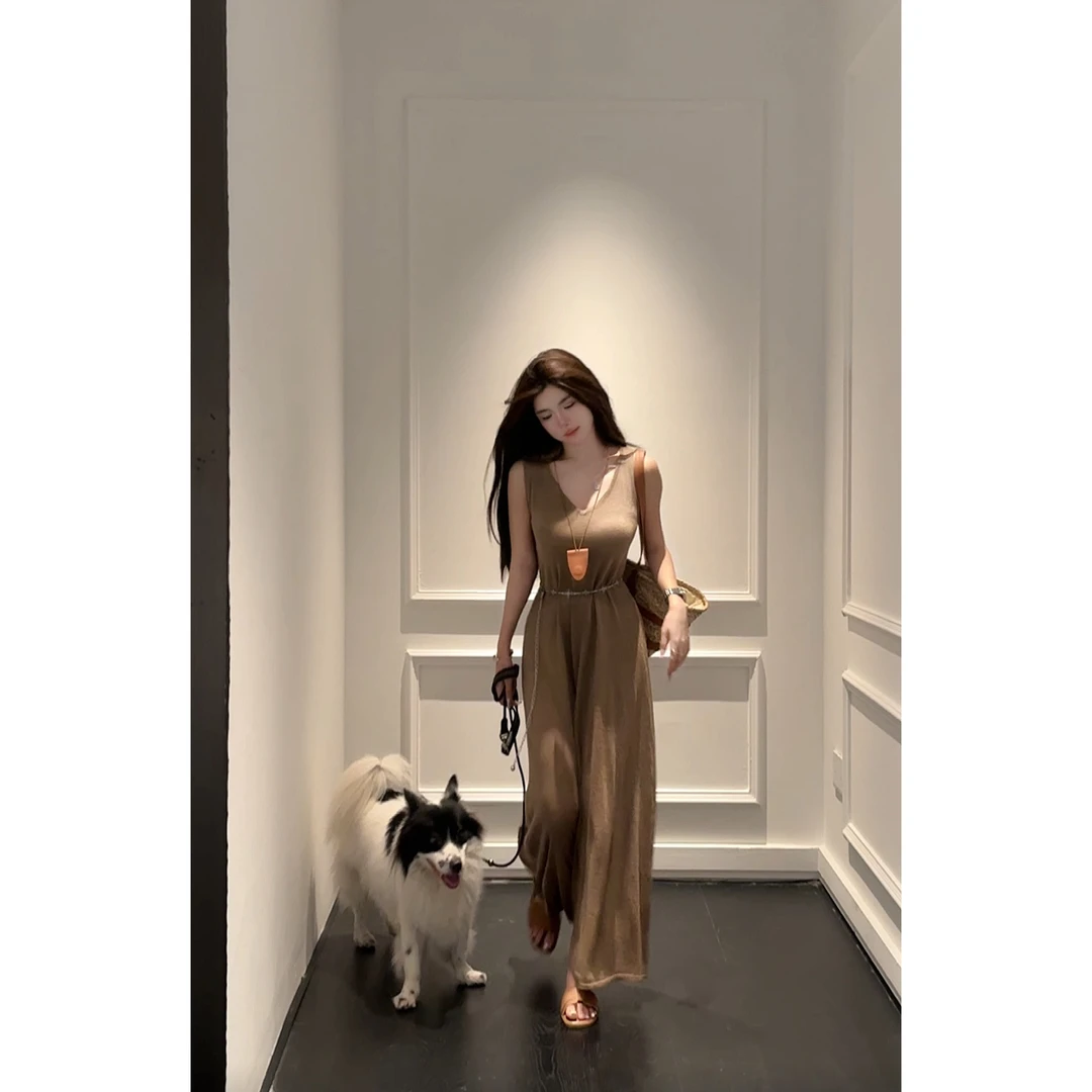 HuiHui【舒适圈】针织连衣裙  有弹力很透气（A421)