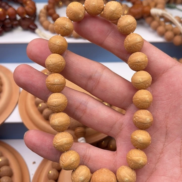凤眼菩提手串12姜黄