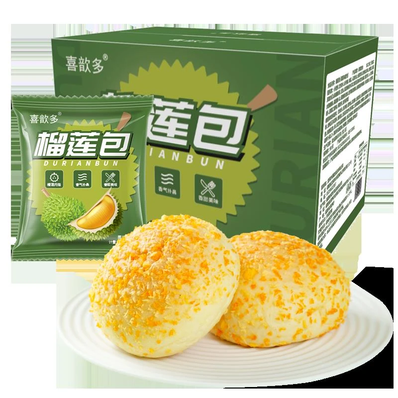 喜歆多榴莲夹心营养早餐皮酥馅软醇香美味松软入口香醇笋0g