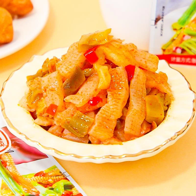 艾妍魔芋贡菜下饭菜即食小零食香辣蒜香酸辣咸菜单独湖南特产
