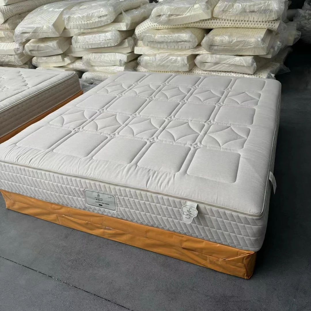 全拆式气泡弹簧+凝胶恒记忆棉+杜邦Q弹棉+棉麻面料