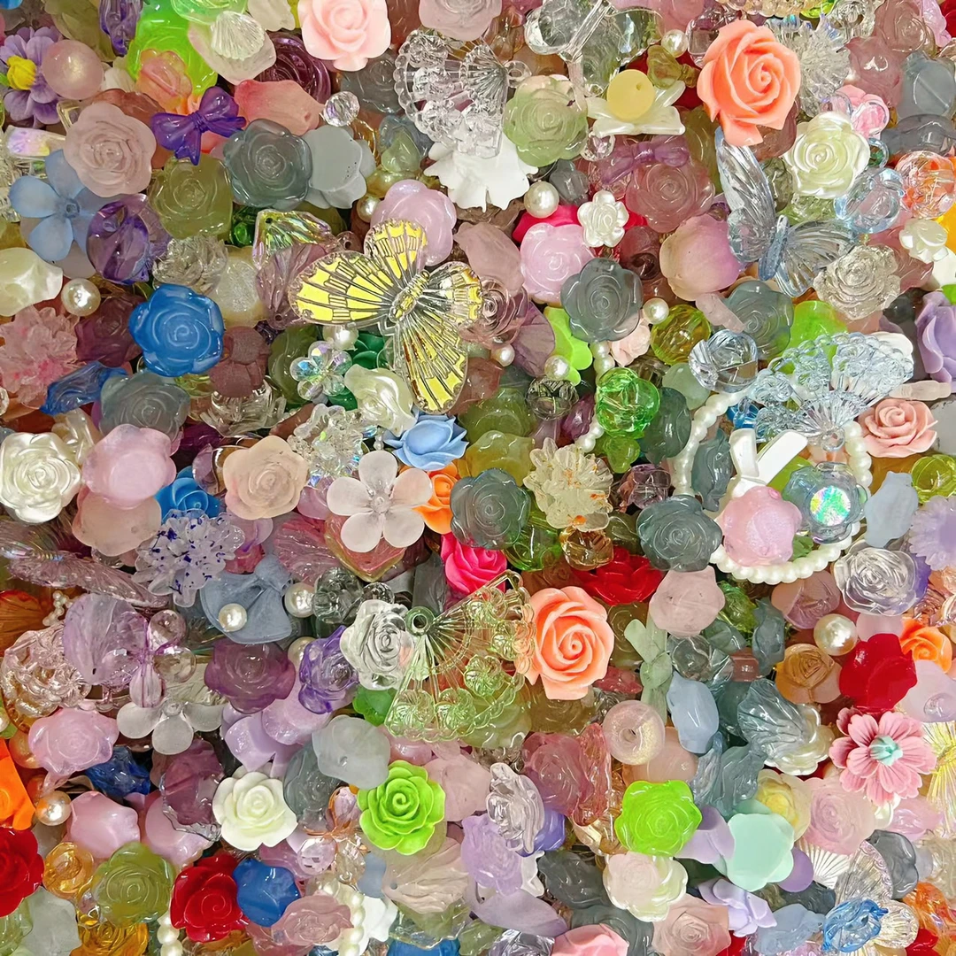 【鲸鱼】随机花花 巴洛克diy diy配饰混搭花花 可爱手工迷你配饰