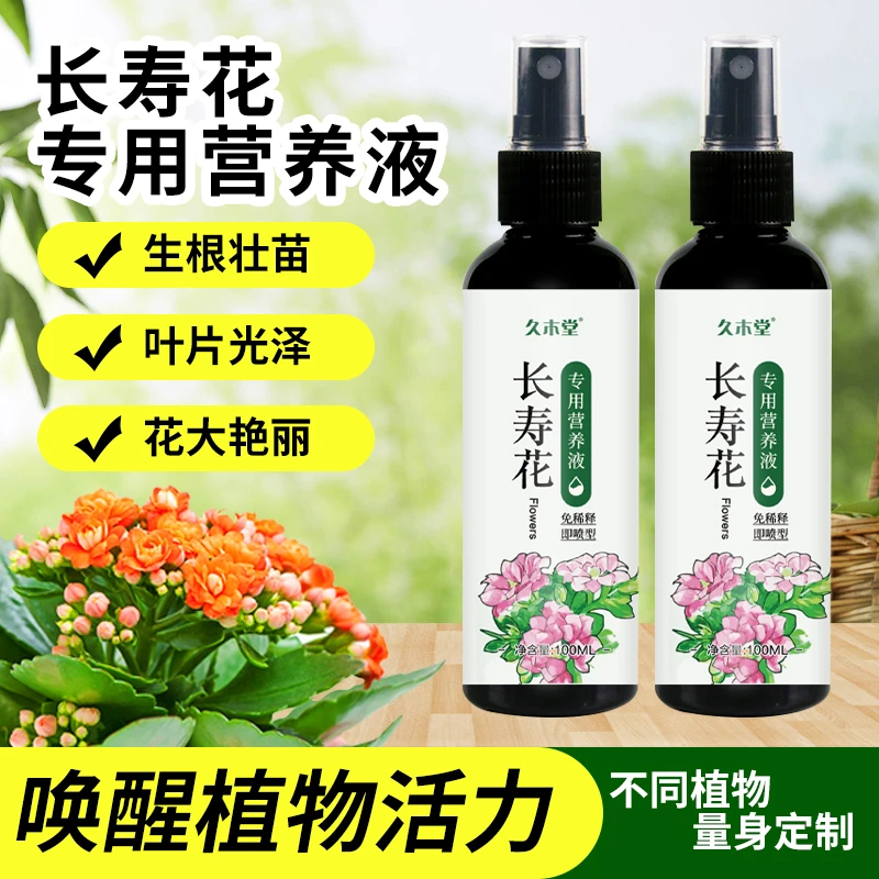 【爆花王】长寿花营养液专用肥催花叶子发黄增花蕾延花期一喷就开