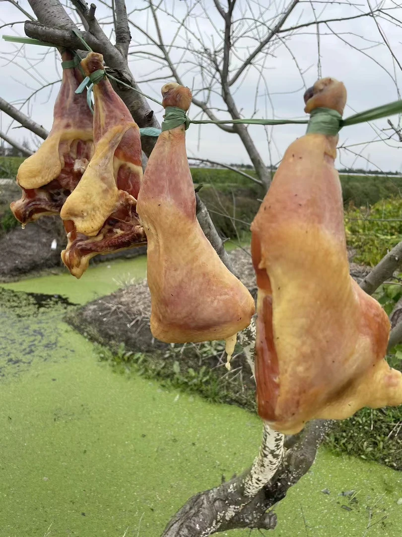 苏北农家手工腌制正宗腊鸡腿风干咸香鸡腿整箱批发商用腊肉年货